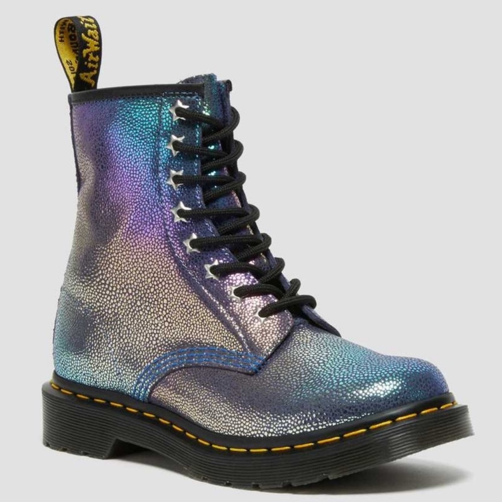 NWT Dr. Martens 1460 Pascal rainbow leather boots sz6